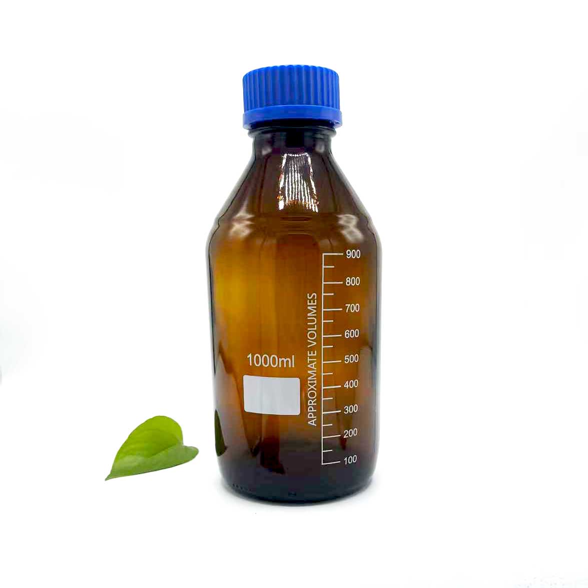 1000ml 琥珀色ガラス試薬ボトル